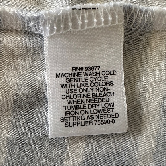 Liz Claiborne popover dress, sleeves, crew neck,  stretchy knit fabric, midi - Picture 14 of 14